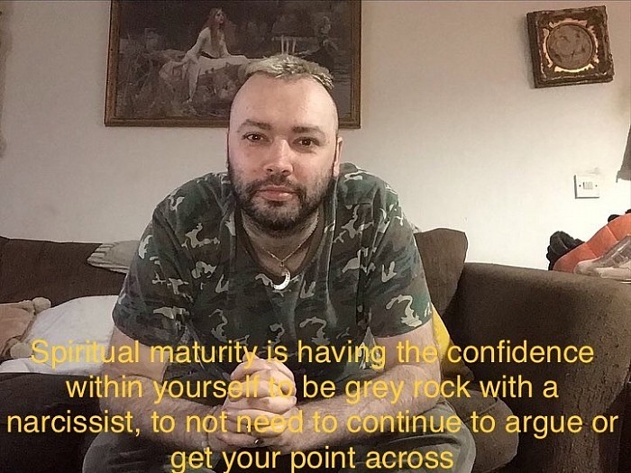 It’s divine confidence, divine confidence is to do with healing and ascension, if you Google divine confidence you’ll see I’m not making it up