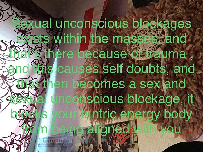 This poison that blocks your tantric awakening, is absolutely lethal to your body , because it’s self doubts and fears, and this is why you eat and drink rubbish, and go with toxic people, who too are traumatised by this problem