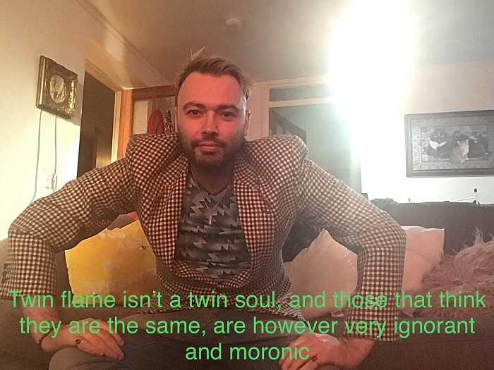 Twin soul can be a spirit on the other side ( spirit world), it could be a woman, who sees the living man as the son she didn’t have , but there’s no romance involved, twin flame however is the other half of your soul, and twin flames path is to become one soul again