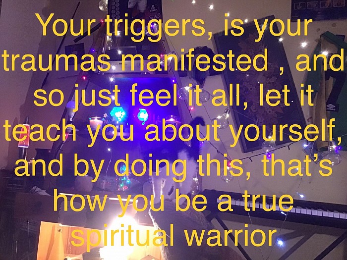 Toxic masculinity, is men not realising that a true warrior goes within ,because no outside enemy is as fierce as your unconscious traumas , which we are always trying to run from ,but divine masculine is accessed when we decide to face ourselves, and that’s when awakening starts