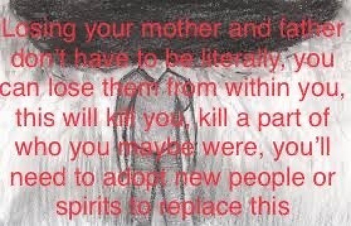 Certain disdain , energies , words, traumas, all and more can lead to a kind of inner death, I think that the parents will us to be here in a way, I’ve researched a bit.  this can kill you, unless it’s replaced, by a new energies that are parents, it can be spirits or real people