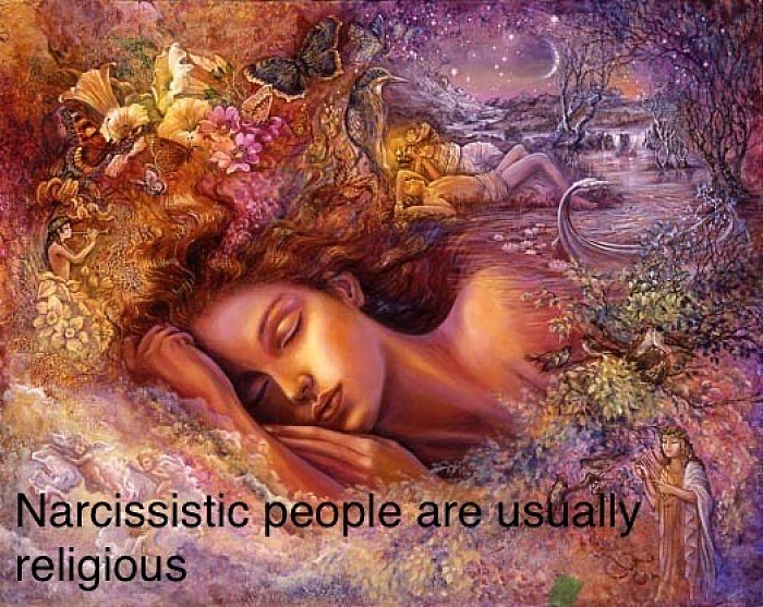 Narcissistic people are usually religious