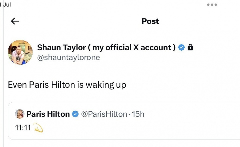 Even Paris Hilton is waking up